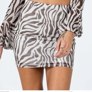 Princess POLLY SOUL SISTER ZEBRA skirt